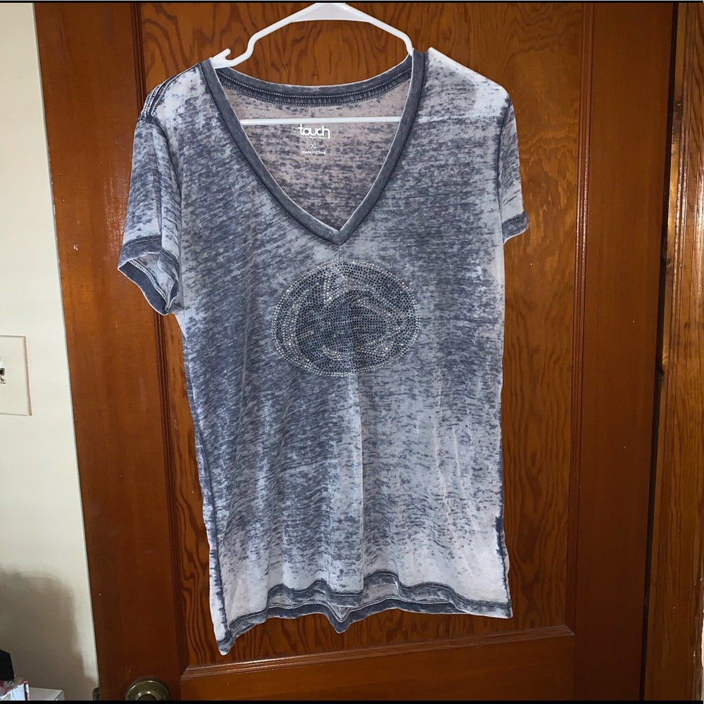 Penn state shirt with rhinestones